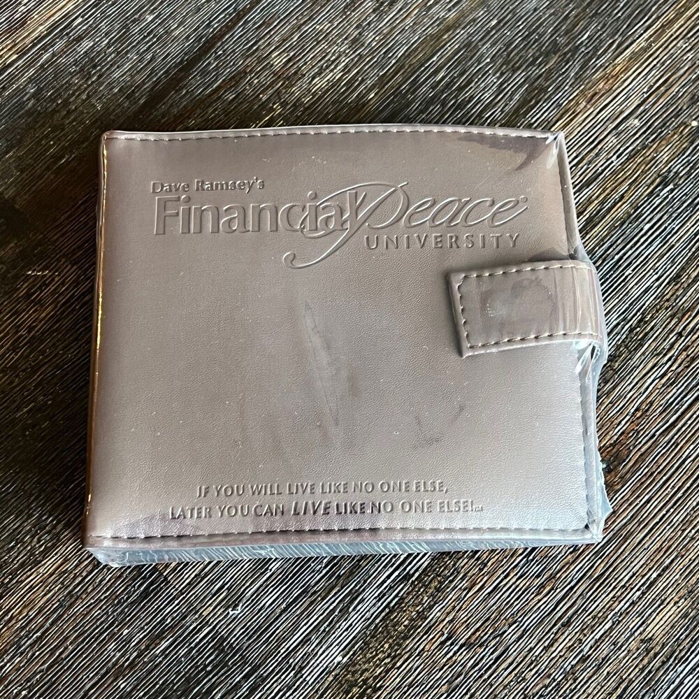 Dave Ramsey’s Financial Peace University CD Set Lessons Brown Soft Case NEW